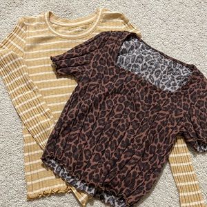 Two American eagle tops!!